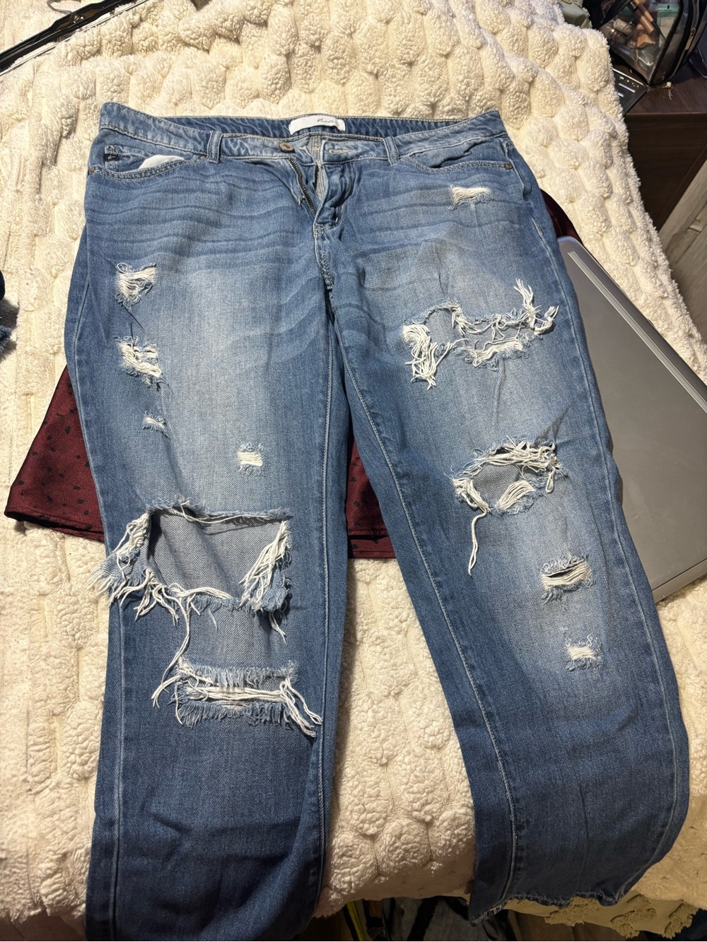 KanCan Distressed Light Blue Jeans